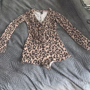 Windsor Cheetah Print Romper